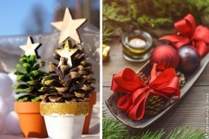 Ötletes fenyőtoboz-karácsonyfa és egyéb tobozdíszek házilag